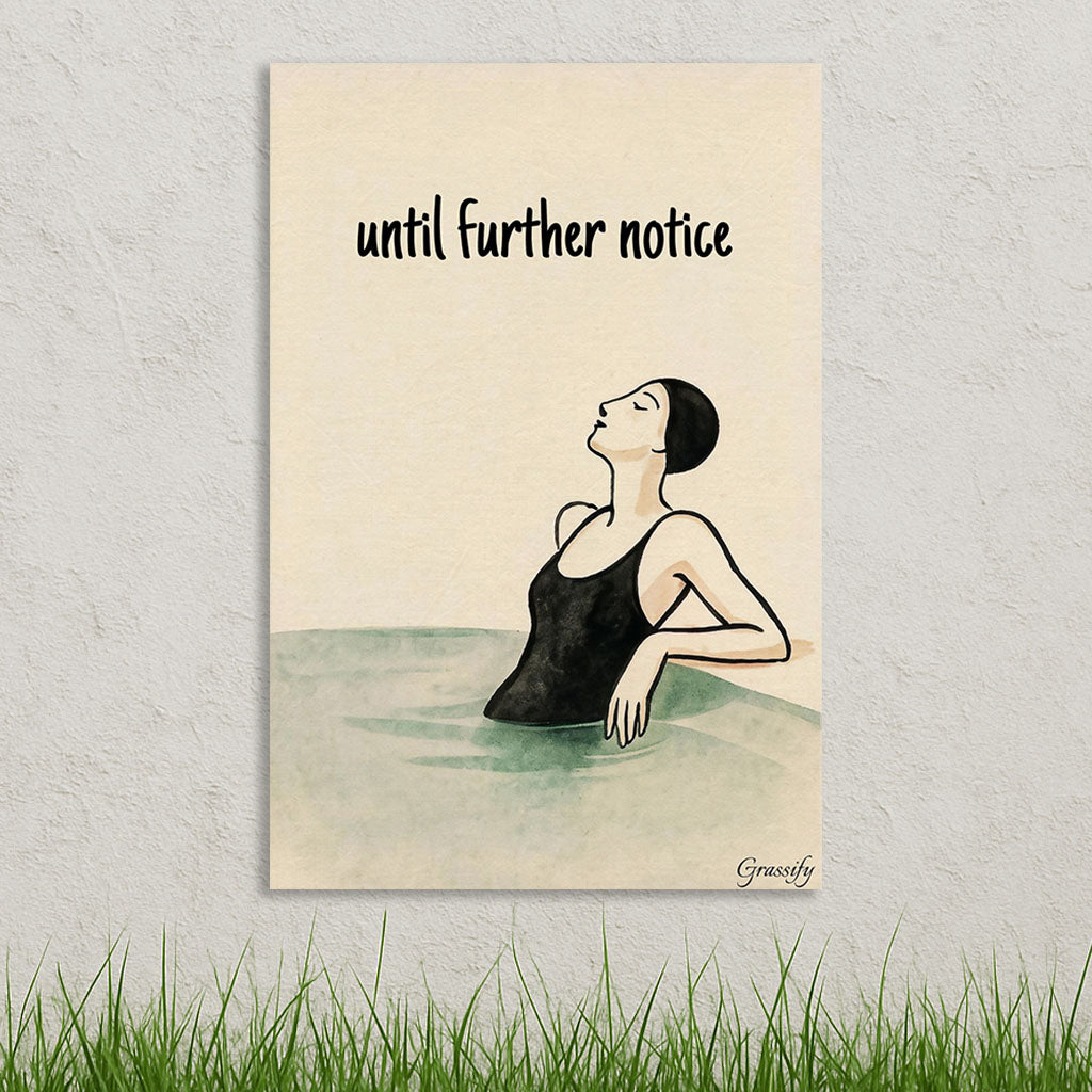 Protect your Peace | Art Deco Canvas Art | "until further notice"